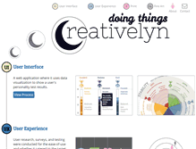 Tablet Screenshot of creativelyn.com
